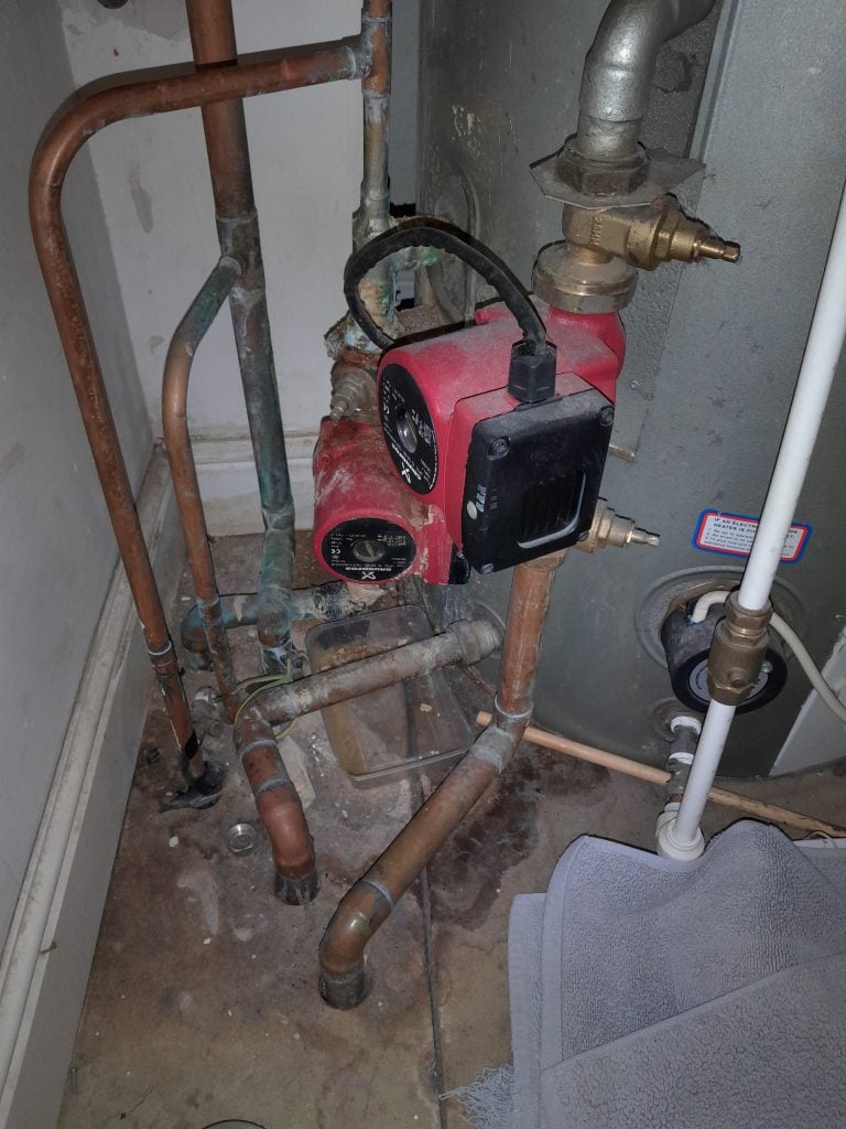 Leaking pump repair