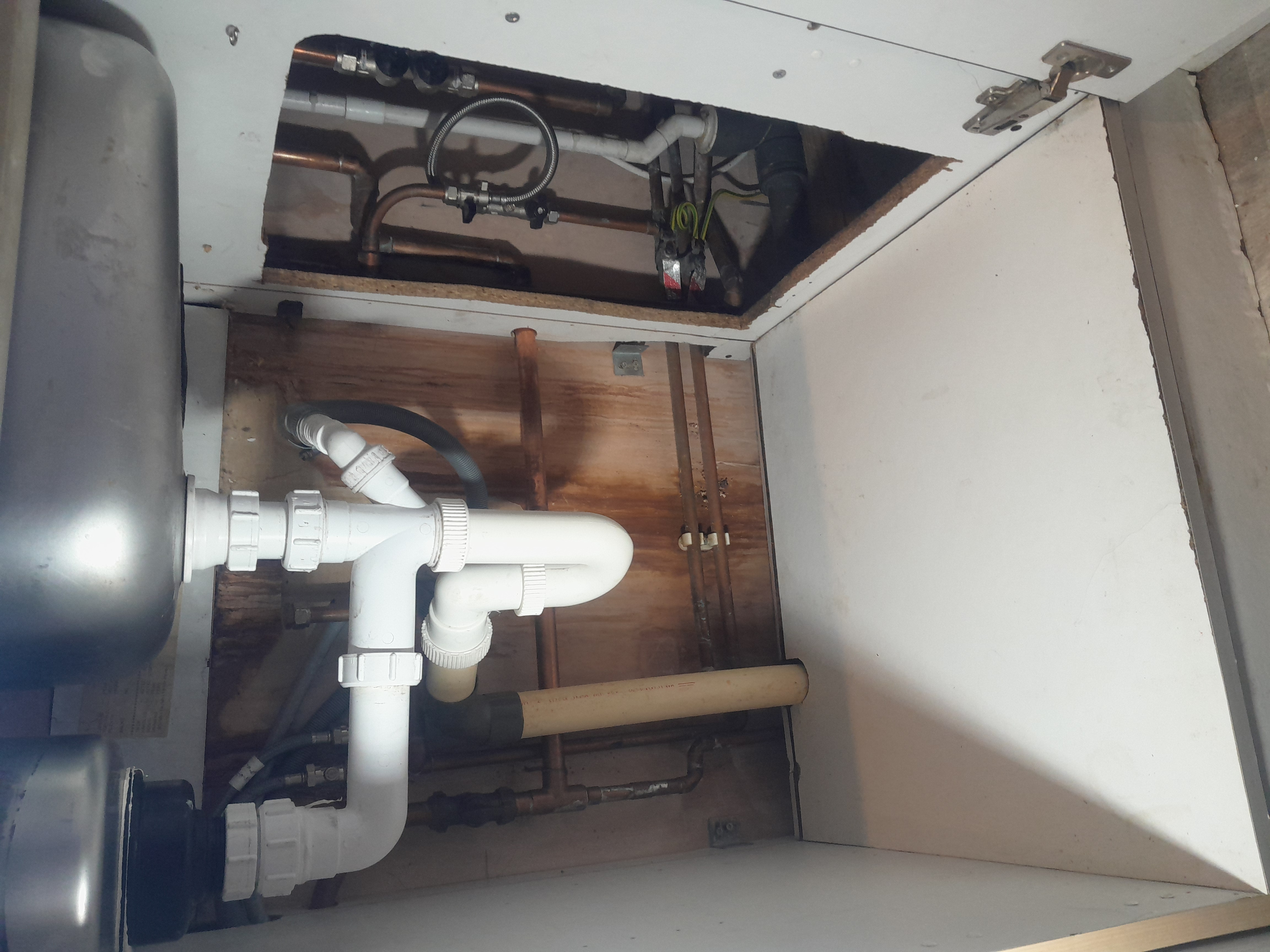 Old bathroom sink replacement
